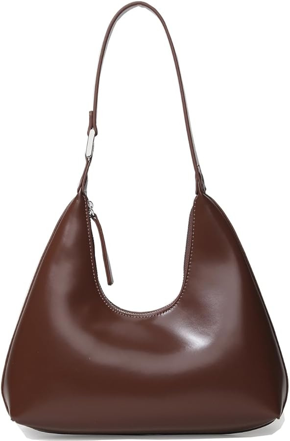 Classic Shoulder Bag,Retro Small Purse,Tote Bag for Women with Zipper Closure | Amazon (US)