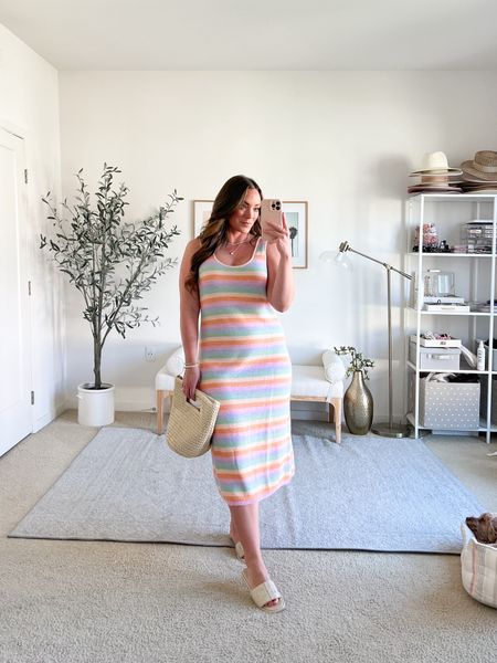 Stripe pastel dress size large 💗


#LTKMidsize #LTKSeasonal #LTKFindsUnder100