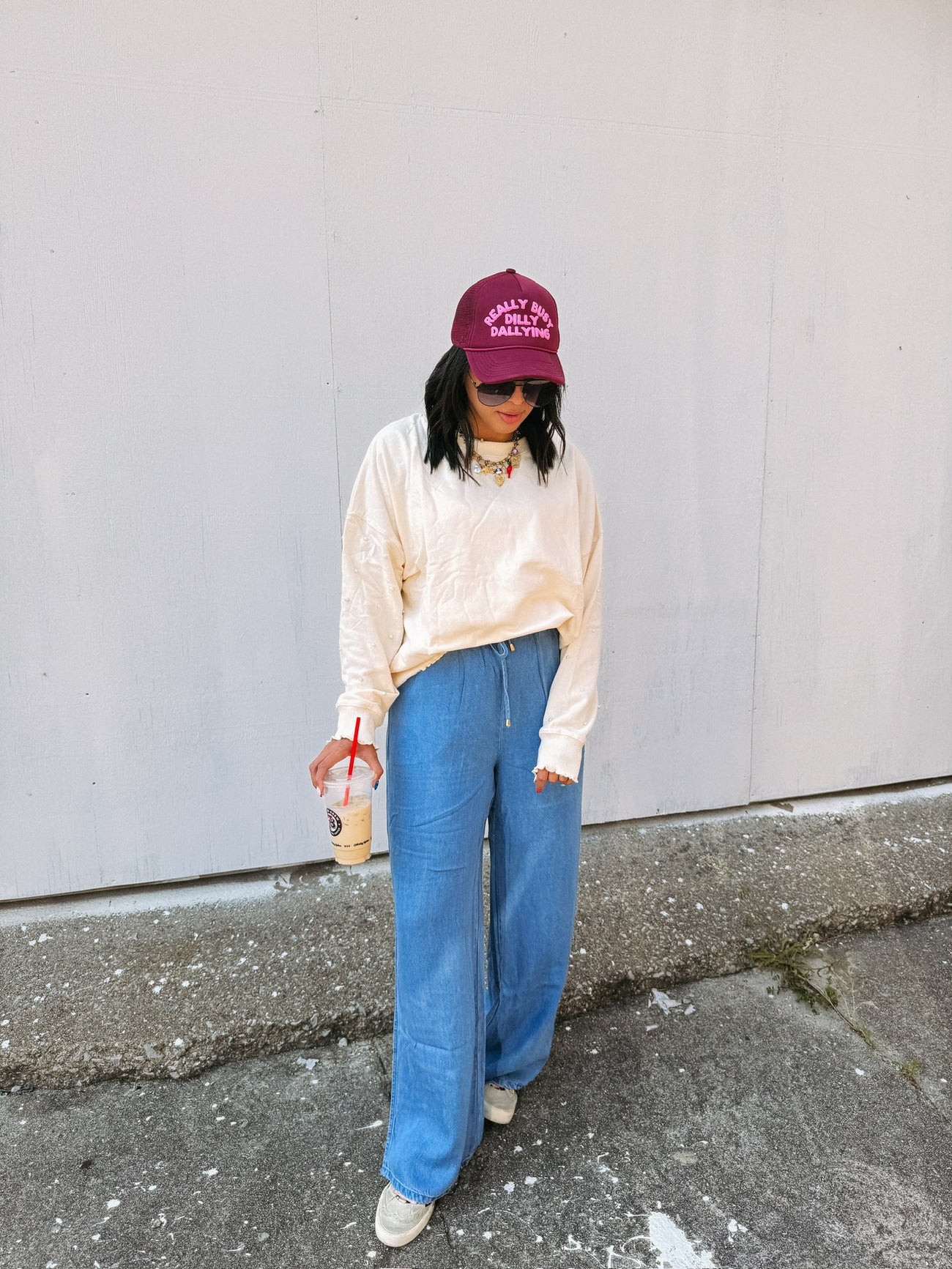 shania chambray pants | Etta+East