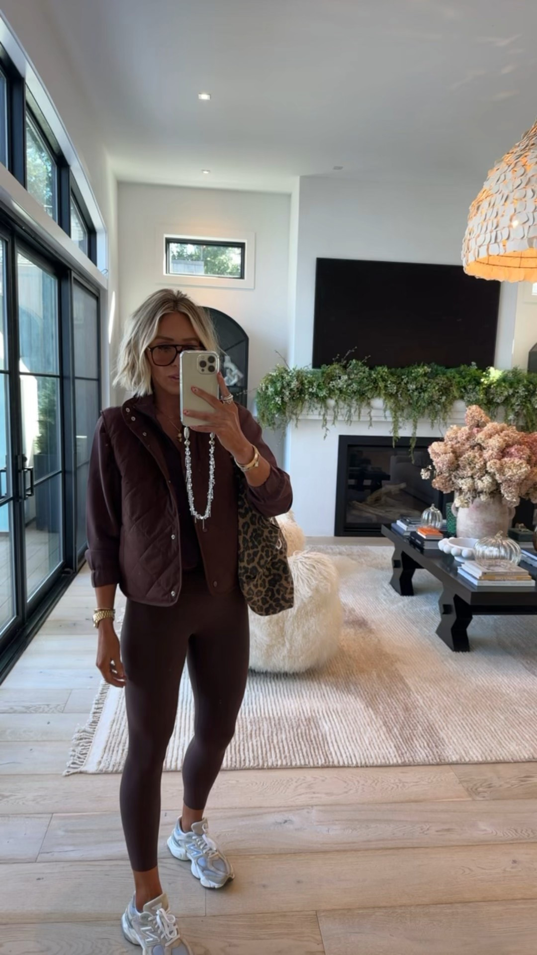 Perfect fall athleisure look from target 🍂🍁🤎 wearing mediums 