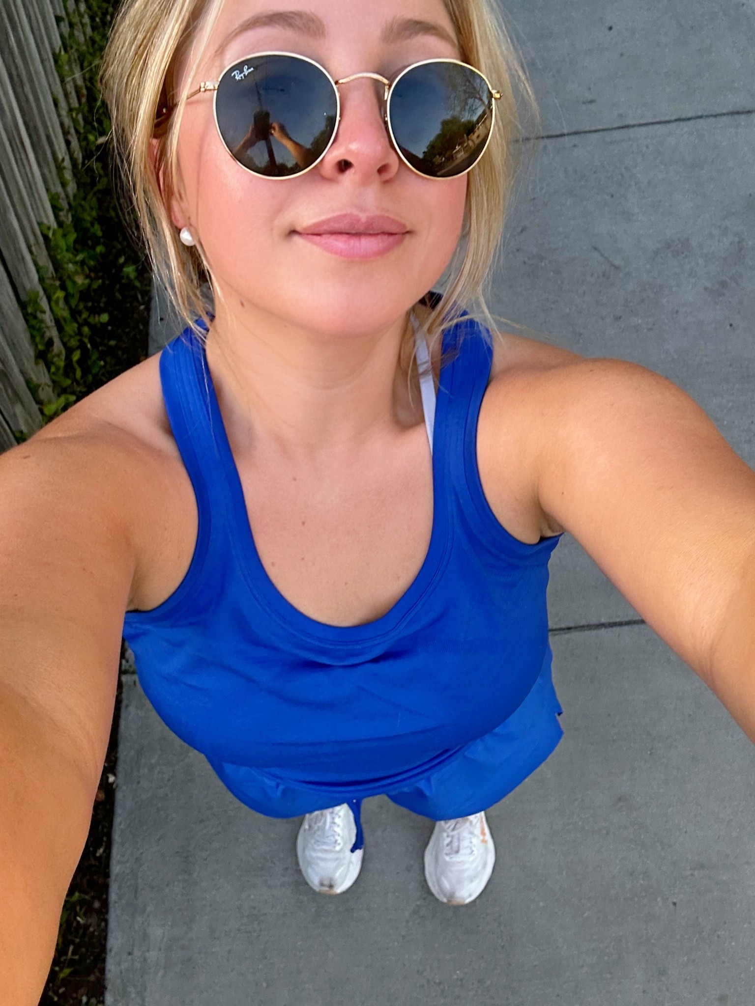 The most color, comfortable and flattering blue on blue active shorts set

#LTKMidsize #LTKStyleTip #LTKActive