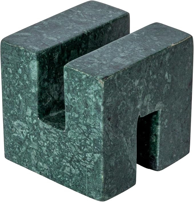 Creative Co-Op Contemporary Marble Cookbook Stand, Green | Amazon (US)