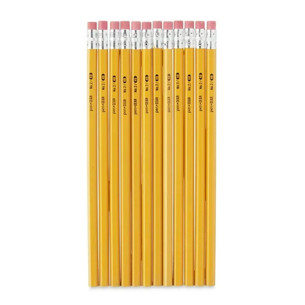 Pen+Gear No. 2 Wood Pencils, 12 Count | Walmart (US)