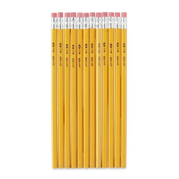 Pen+Gear No. 2 Wood Pencils, 12 Count - Walmart.com | Walmart (US)