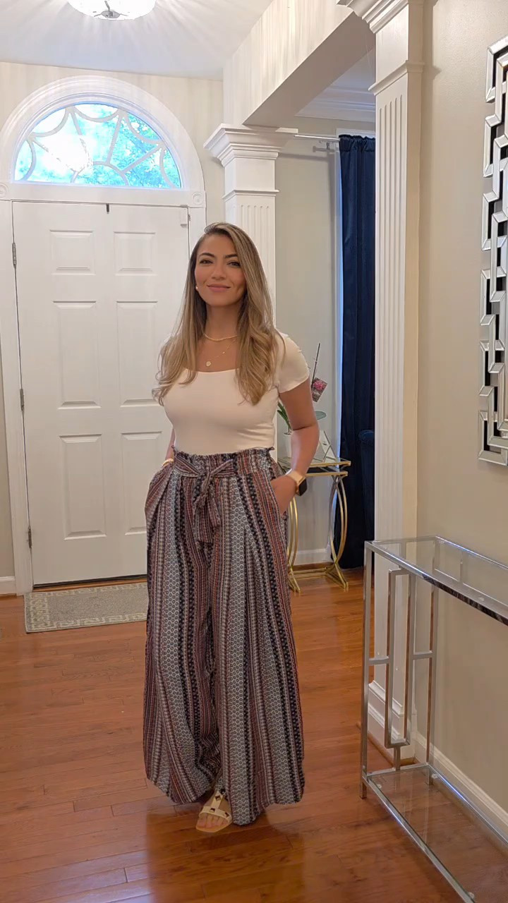 Spring, summer outfit, colors, vacation, beach, ootd, palazzo pants, amazon finds#ootd #springoutfit #summeroutfit #vacationoutfit #fashion, #womensfashion #styleinspo

#LTKootd #LTKdayinmylife #LTKgrwm