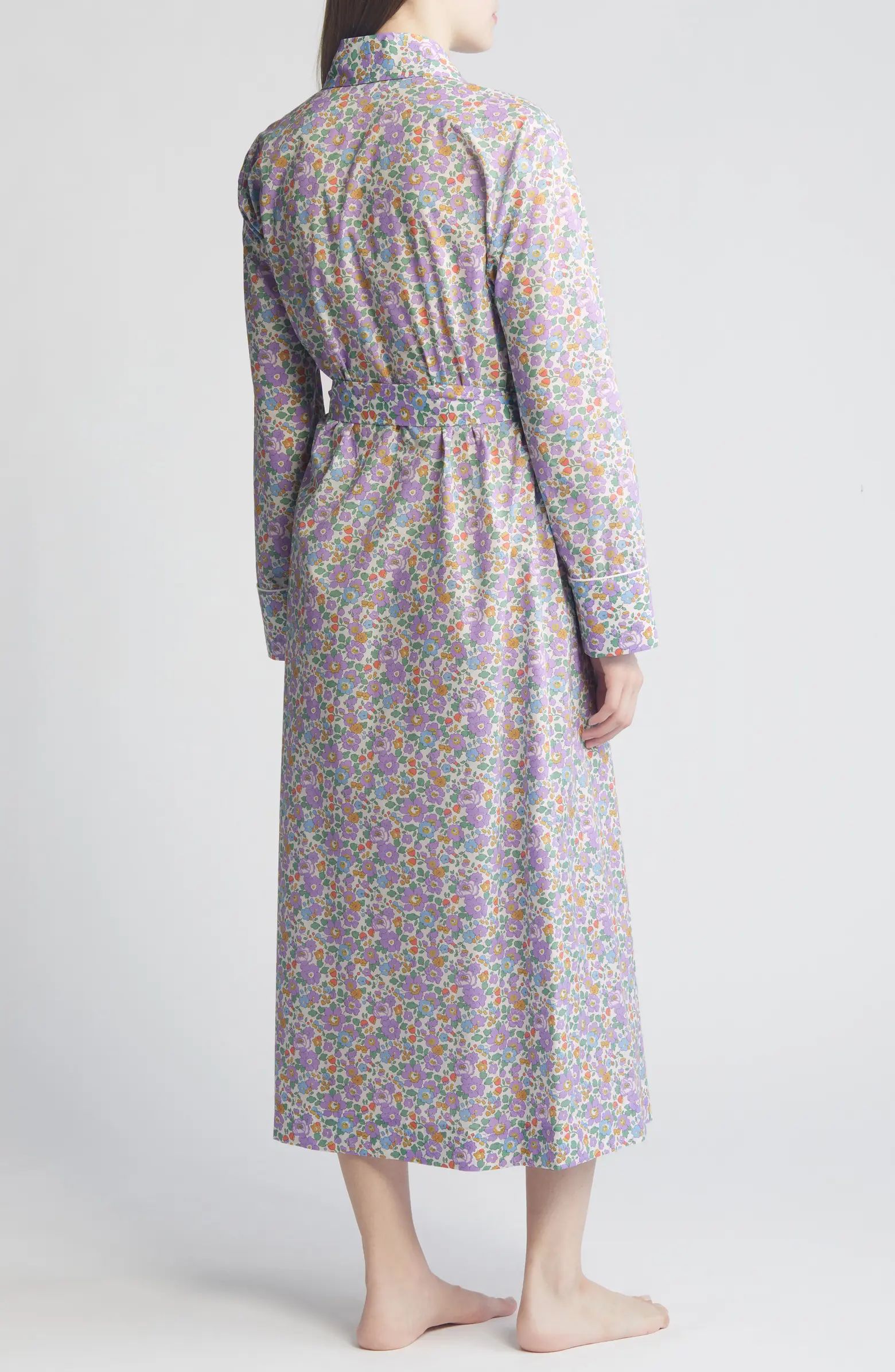Liberty London Classic Tana Floral Cotton Robe | Nordstrom | Nordstrom