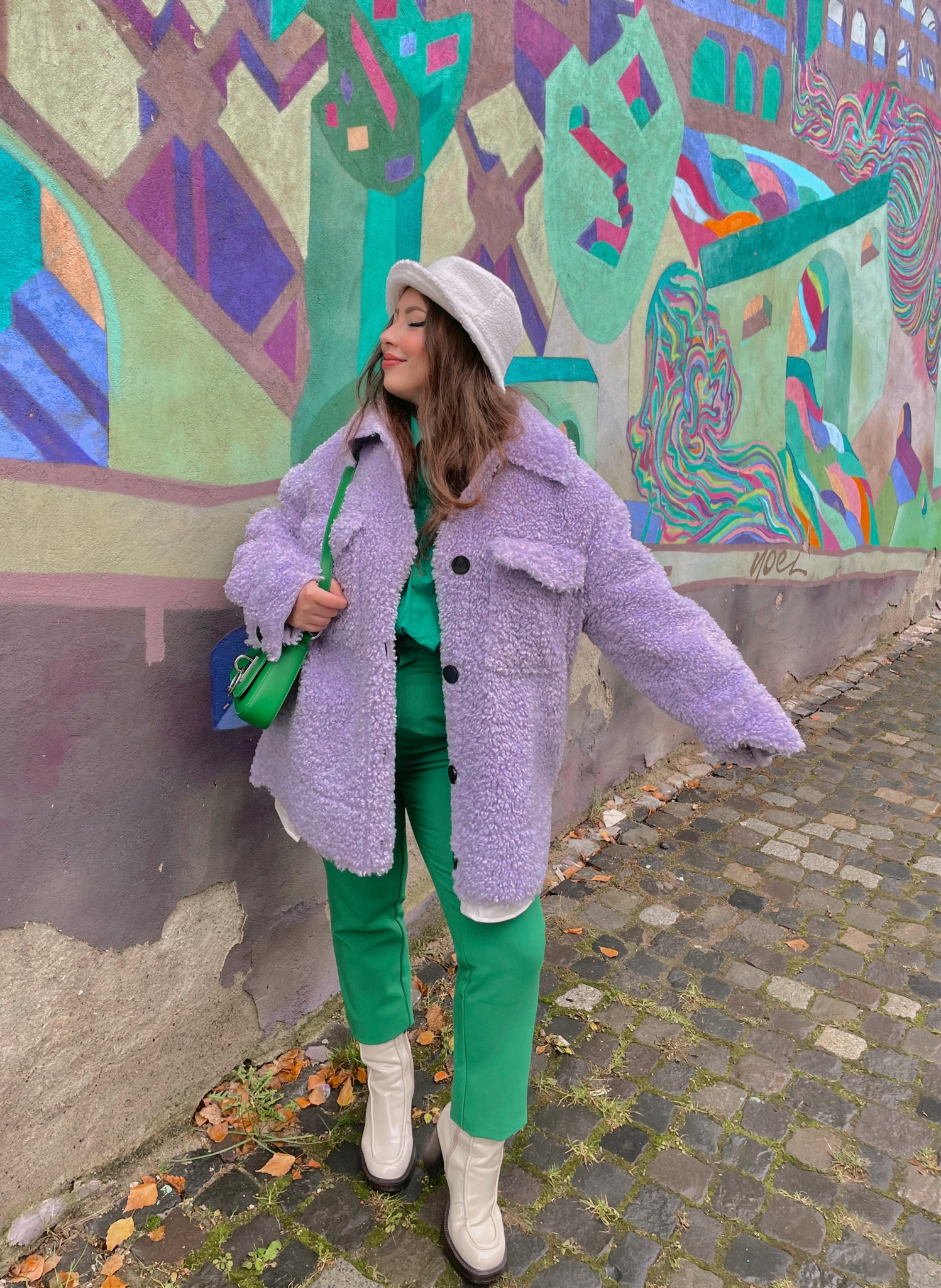 Cozy winter outfit ✨💜💚

#LTKSeasonal