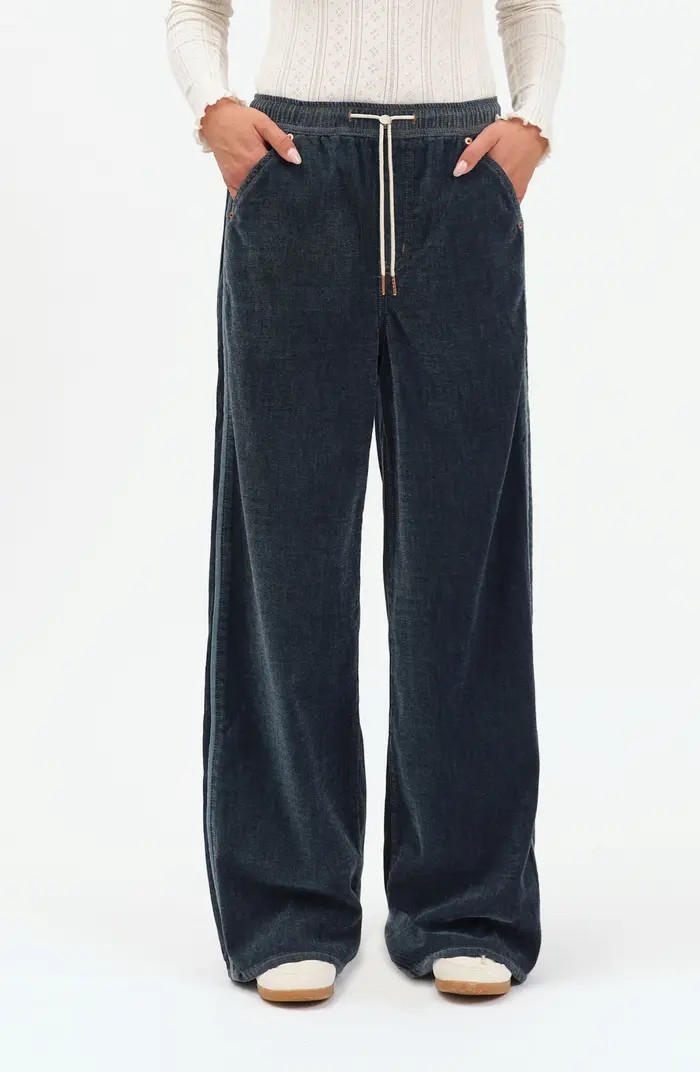 Cozy Drawcord Wide Leg Pants | Nordstrom