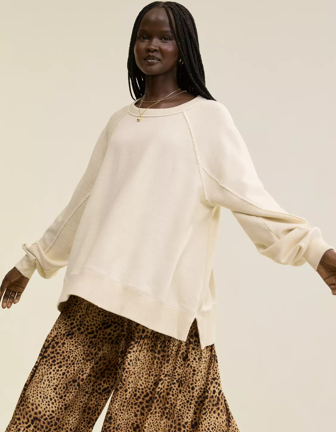 Aerie East West Crew Sweatshirt | Aerie