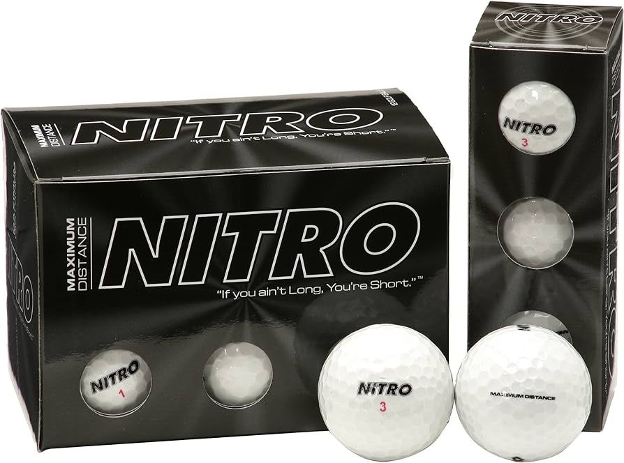 Nitro Maximum Distance Golf Ball (12-Pack) | Amazon (US)