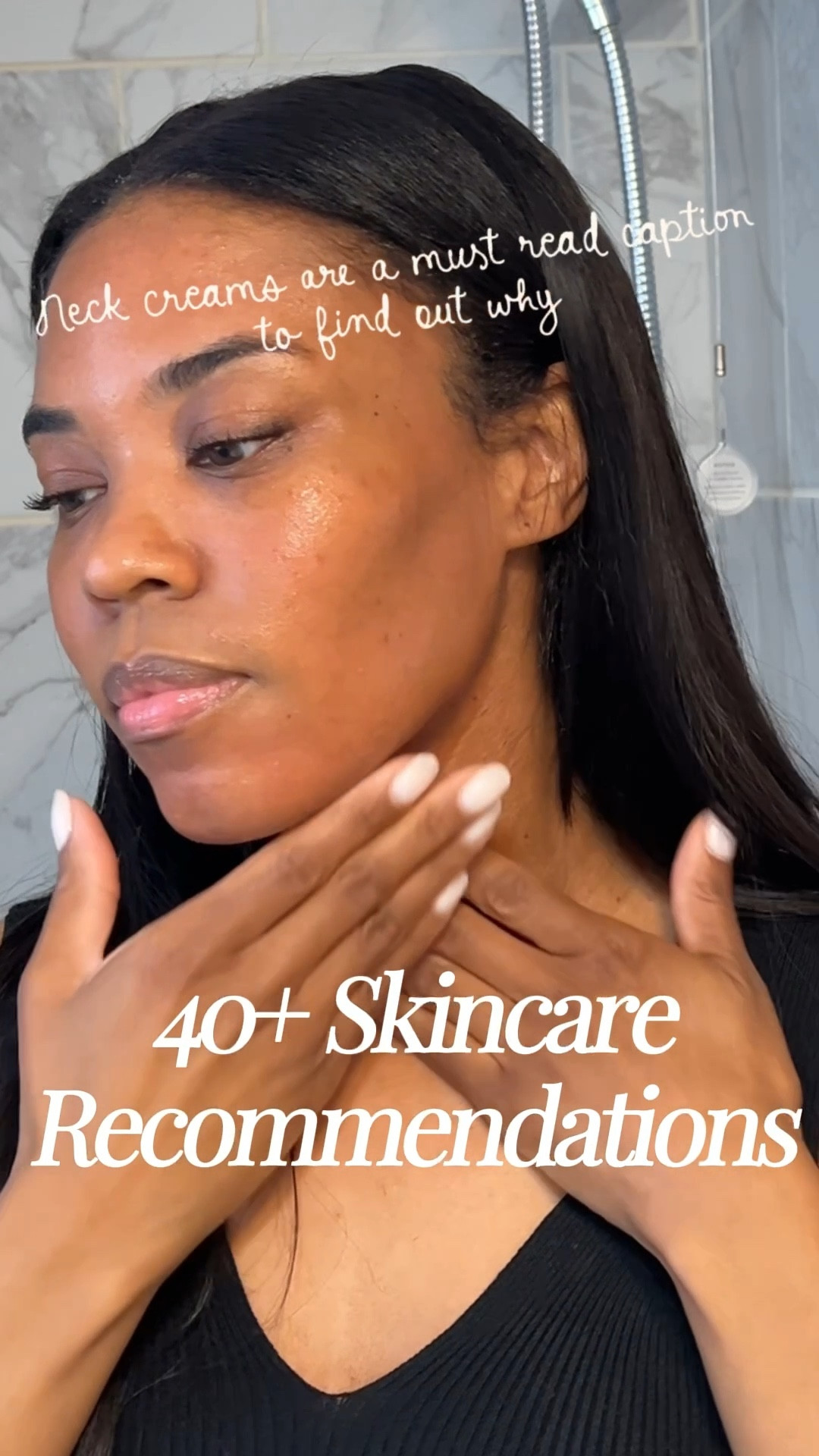 40+? Your neck tells your age first… here’s why neck cream is NON-negotiable👇🏽
✨ Top reasons women 40+ need a neck cream:
• The neck has thinner skin + fewer oil glands = faster wrinkles
• Collagen drops → sagging + “tech neck” lines
• Sun damage shows up quicker on the neck than your face
• Constant phone use = deeper horizontal lines
• Regular face creams aren’t always rich enough for this delicate area
✨ What actually works:
Look for peptides, retinol, hyaluronic acid + antioxidants to firm, hydrate, and smooth over time ()
✨ Vogue-approved neck cream picks:
• StriVectin TL Advanced Tightening Neck Cream Plus
• Nécessaire The Neck Serum
• SkinMedica Neck Correct Cream
• Alastin Restorative Neck Complex
Your face routine isn’t complete without your neck—don’t skip it 💁🏽‍♀️
#Over40Skincare #AntiAgingTips #NeckCare #BeautyOver40 #MedspaGirly

#LTKmomlife #LTKMothersDay #LTKselfcare