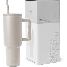 Simple Modern 40 oz Tumbler with Handle and Straw Lid | Insulated Cup Reusable Stainless Steel Wa... | Amazon (US)