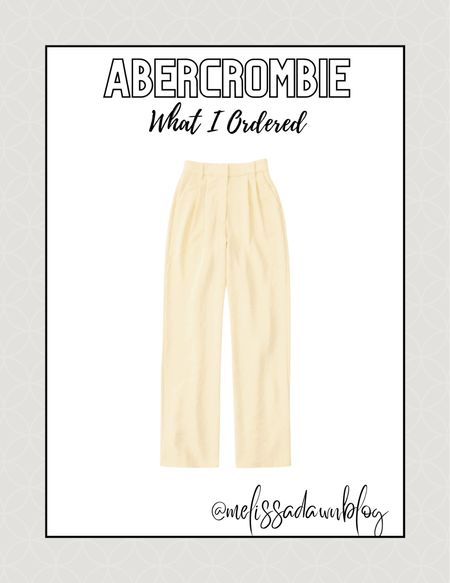 Abercrombie sale 20% off, tailored crepe pant

#LTKsalealert #LTKunder100 #LTKstyletip