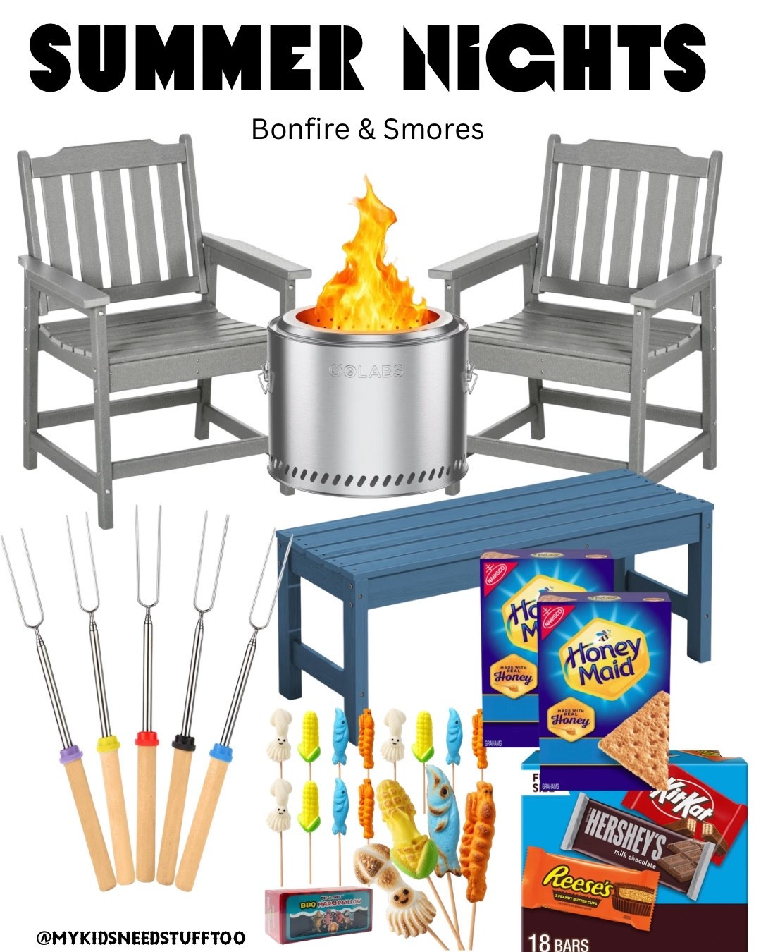Another summer night we plan on doing is roasting marshmallows by a fire!  And these marshmallows are Soo cool and make great smores

#LTKdayinmylife #LTKSeasonal #LTKmomlife