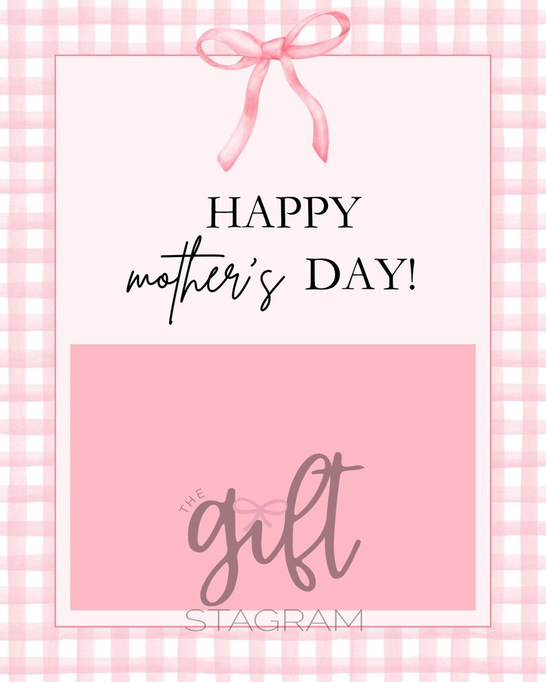 Happy Mother's Day Gift Tag | Mother's Day Gift Ideas | Tag for Gift Card | DIGITAL DOWNLOAD |**g... | Etsy (US)