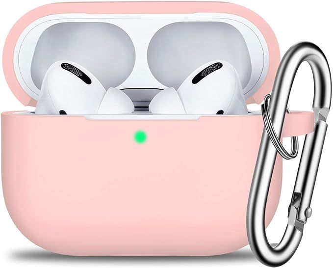 R-fun AirPods Pro Case Cover with Keychain, Full Protective Silicone Skin Accessories for Women G... | Amazon (US)