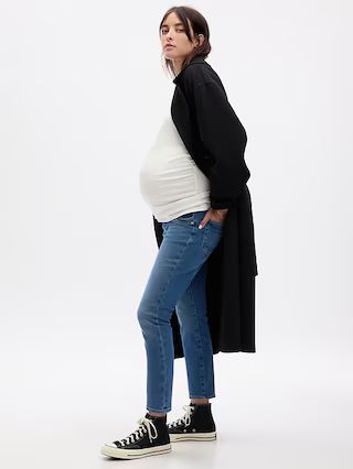Maternity Inset Panel Vintage Slim Jeans | Gap (US)