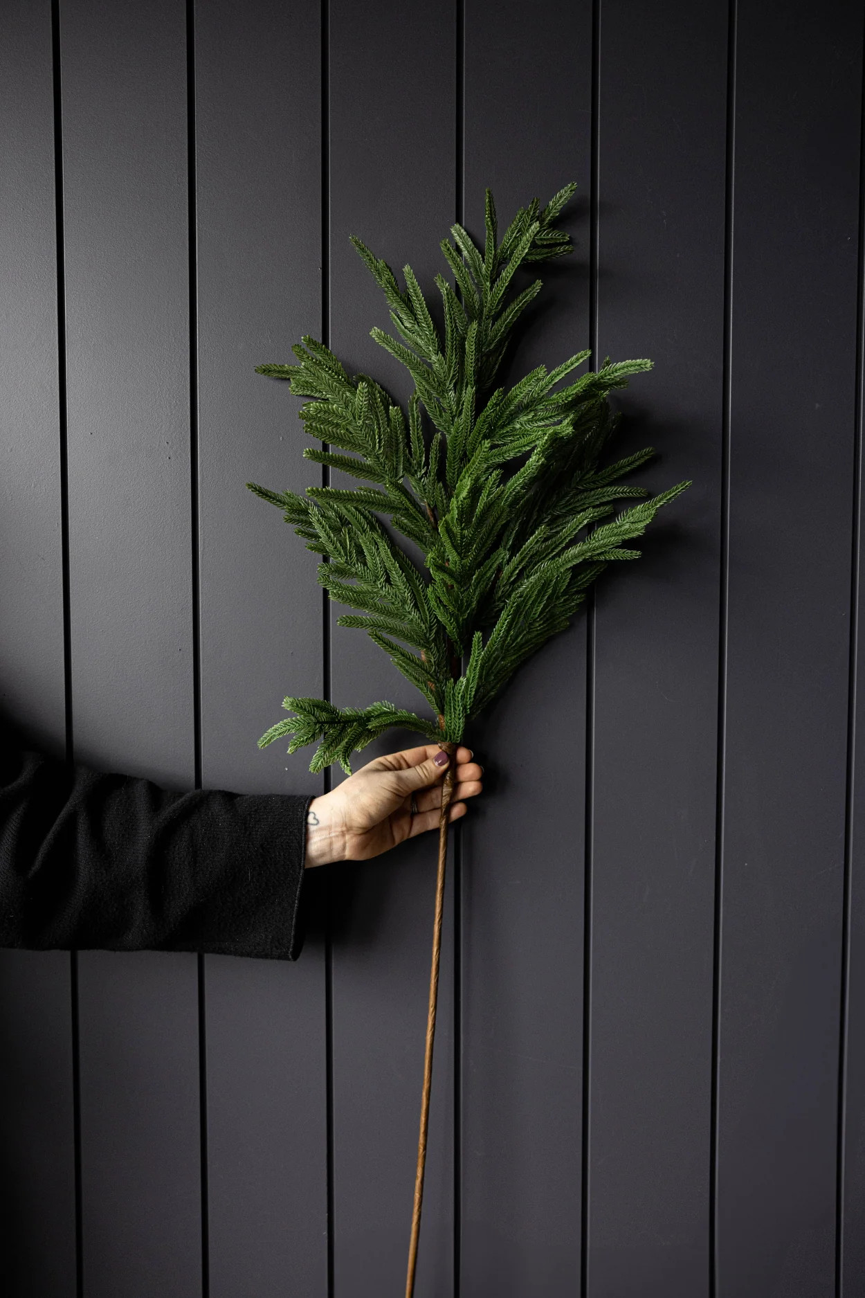 Norfolk Pine Real Touch Green Faux Stem | Fast Shipping Canada & USA | luxe bCO