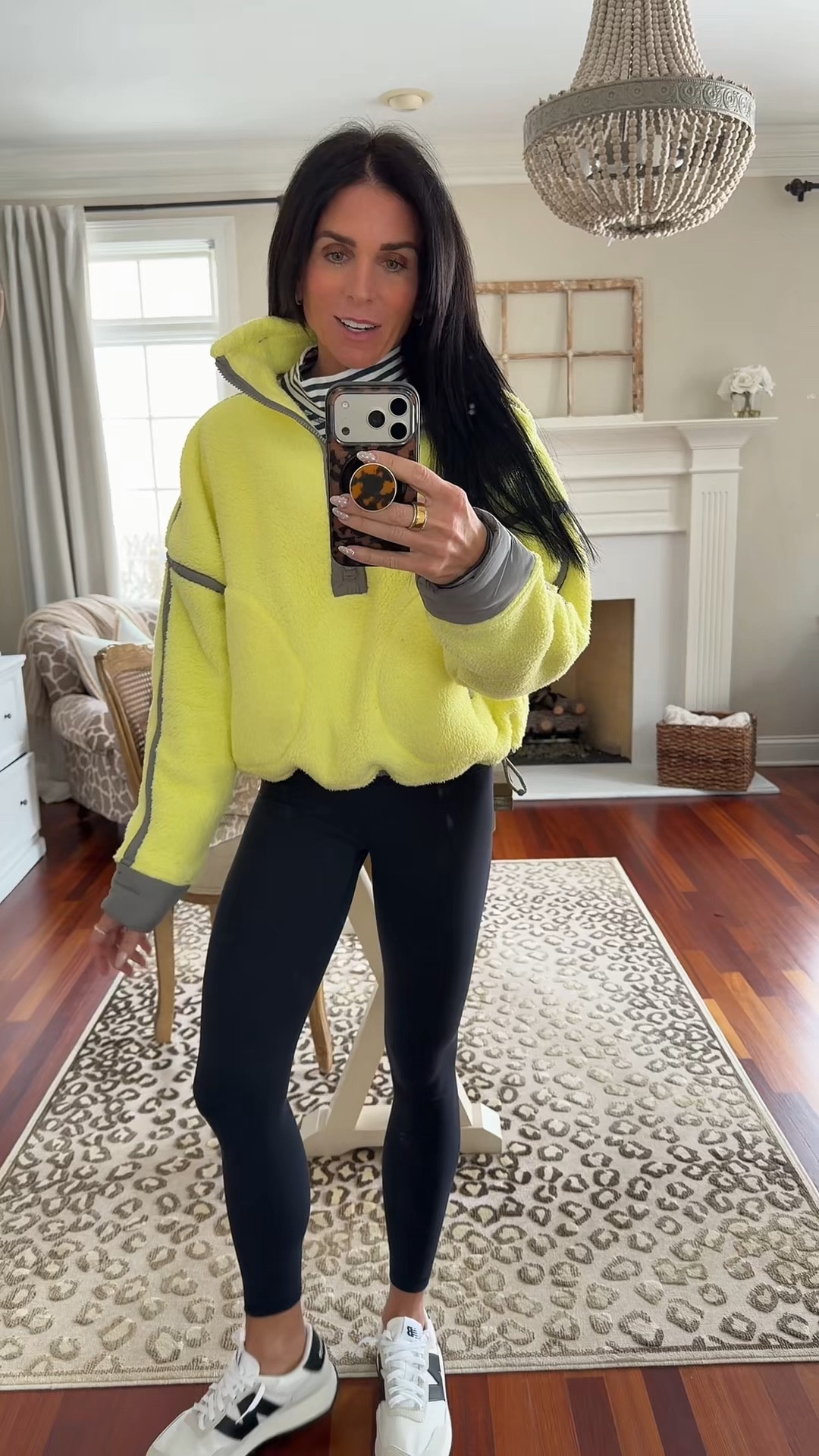 My go to mom outfit lately!
Small leggings and fleece
XS top
Size up 1/2 in sneakers 
Code LUCKY for shoes @DSW 

#LTKootd #LTKActive #LTKmomlife