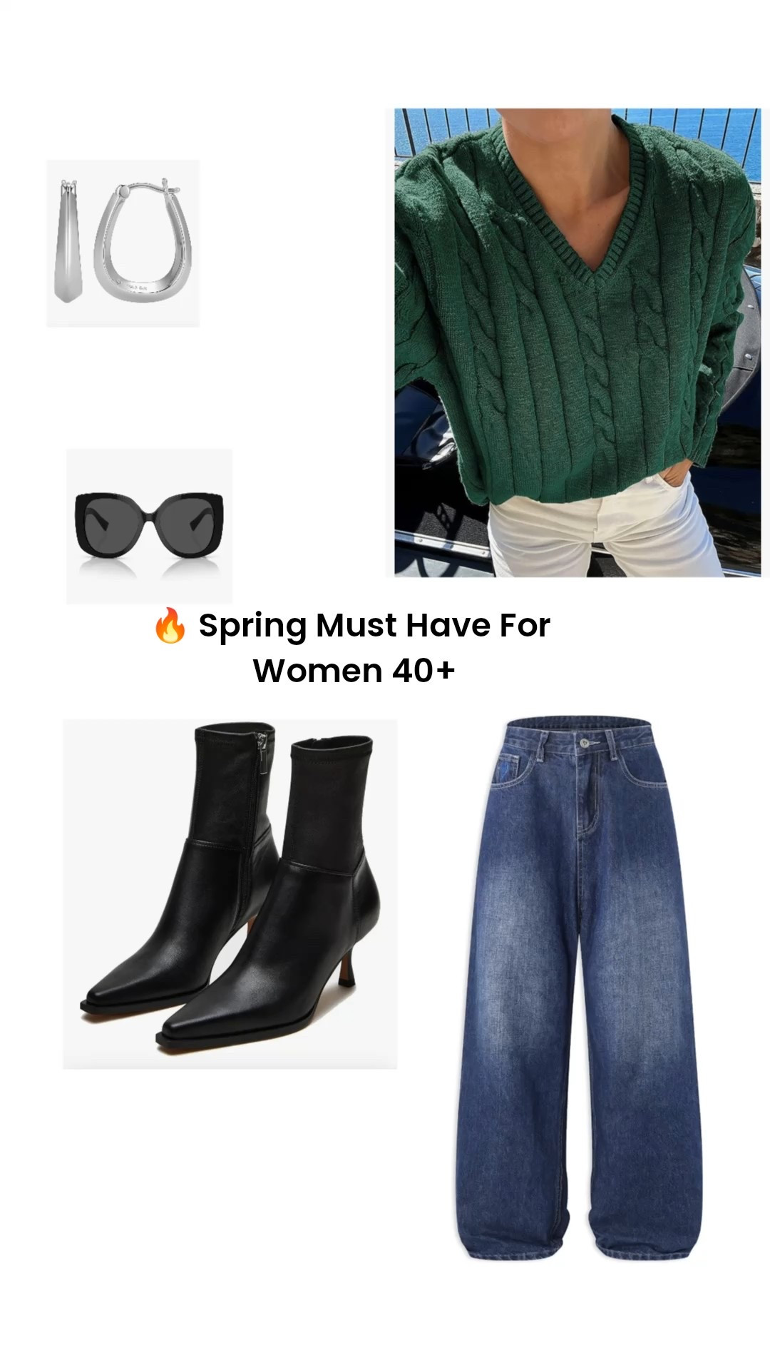Spring must-haves I’m loving this season 🌿

Lightweight knit sweaters, high-waisted wide leg jeans, classic gold hoop earrings, and statement sunglasses are my go-to staples for an effortless spring wardrobe.

Perfect for women 40+ who love timeless style without chasing trends.

Everything is linked here on LTK.


#LTKOver40 #LTKgrwm #LTKootd