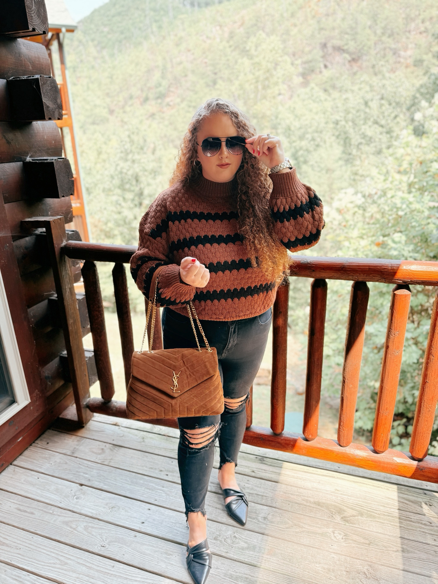 This sweater was made for fall 🍂 amazon sweater | striped sweater | amazon fall sweater  | fall sweater | jeans | skinny jeans | curvy jeans | mules | amazon mules | amazon fashion | amazon finds | amazon look | amazon outfit | fall outfit | fall look | fall fashion | fall finds | fall outfit inspo | fall fashion inspo | fall 2024 | fall trip | fall vacation outfit | fall vacation 

#LTKSeasonal #LTKFallSale #LTKMidsize