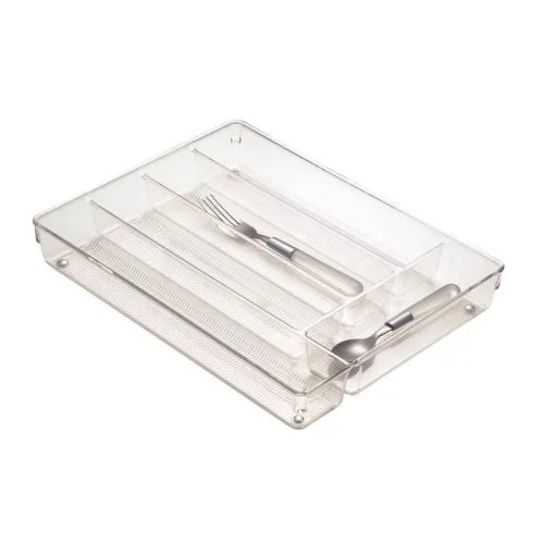 INTERDESIGN 53930 10.8x13.8Clear Linus Tray - Walmart.com | Walmart (US)
