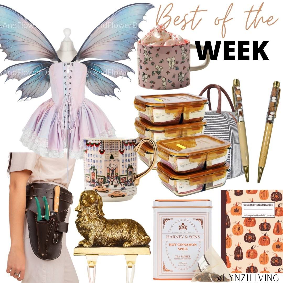 Best of the Week - the most clicked items of last week 

Fall home, Christmas home, fairy wings, blue wings, Renaissance faire costume, pastel corset, Victorian corset, shipwrecked corset, renaissance festival corset, garden belt, garden tool belt, dachshund stocking holder, Christmas stocking holder, Christmas mug, Kewpie mug, cute mug, Amber food storage, glass food storage, s’more Pen, cute pen, fall tea bags, cinnamon tea, pumpkin notebook, fall notebook, fall journal, pumpkin journal 


#LTKHalloween #LTKSeasonal