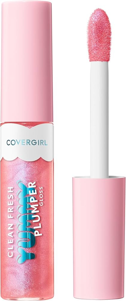 Covergirl Clean Fresh Yummy Plumper Lip Gloss, 820 Pixie Dust, Plumper, Shiny, Vegan Formula, Eas... | Amazon (US)