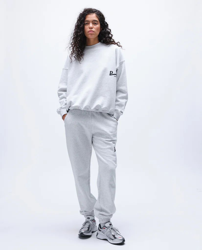 P Sweatpants - Grey Melange | Adanola UK