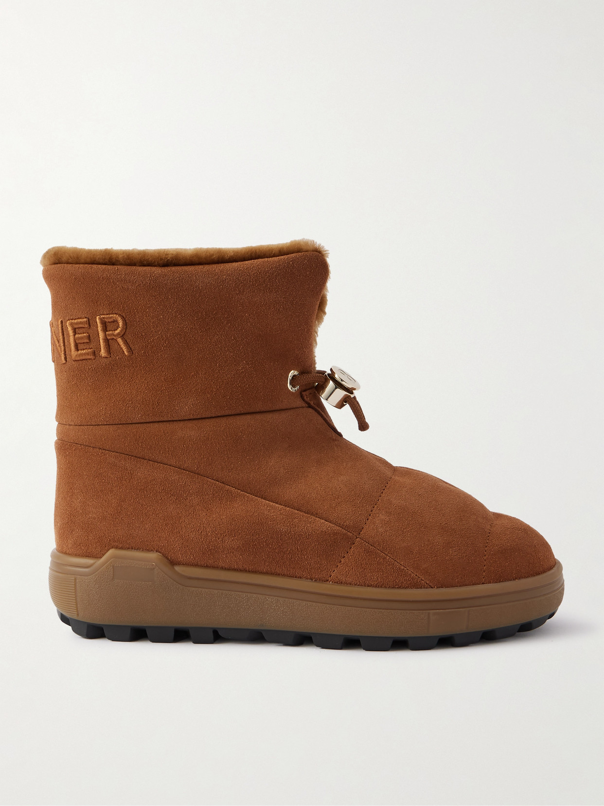 BOGNER - Chamonix Shearling-lined Suede Ankle Boots - Tan | NET-A-PORTER (UK & EU)