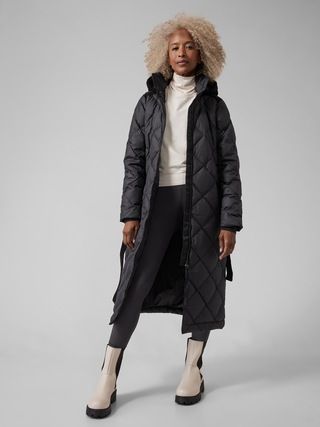 Boulevard Down Duster Coat | Athleta