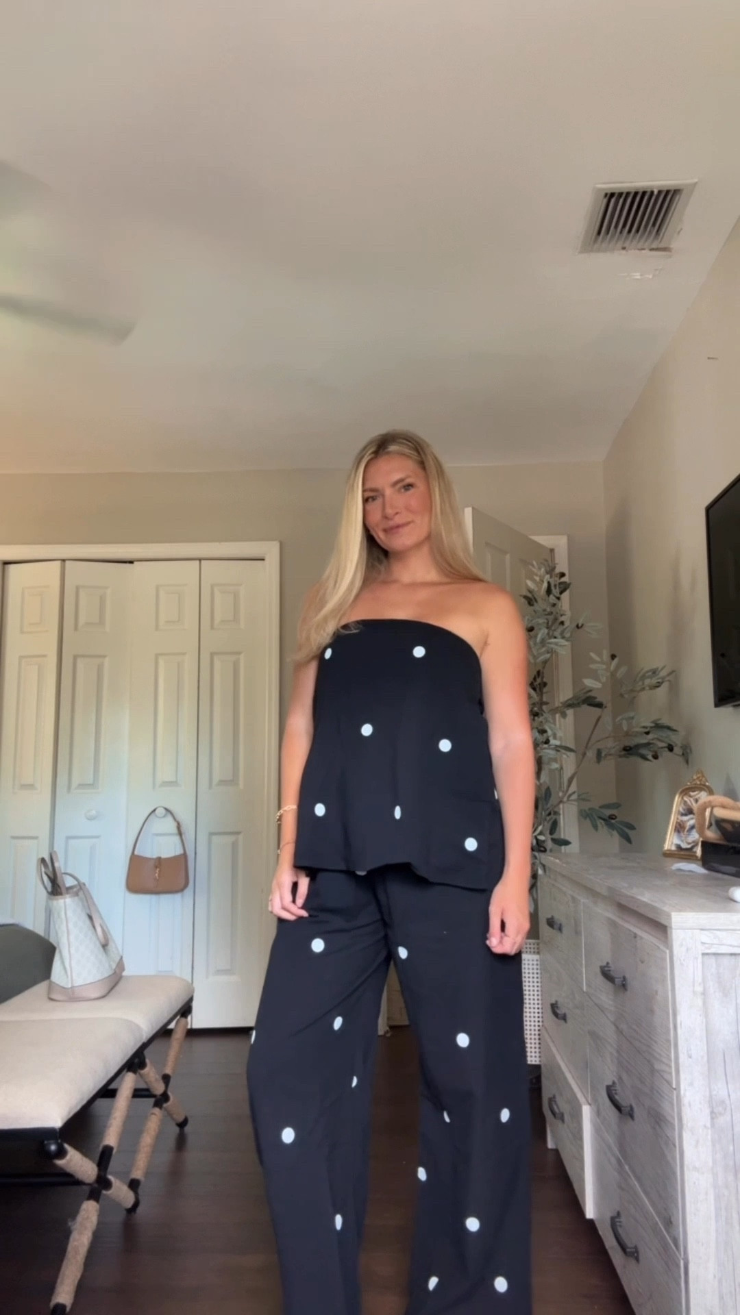 Polka dot crush. This matching set is from Amazon! So easy! 

Amazon, sets, summer, early fall, matching set, polka dot, free people dupe 

#LTKautumn #LTKFindsUnder50 #LTKStyleTip