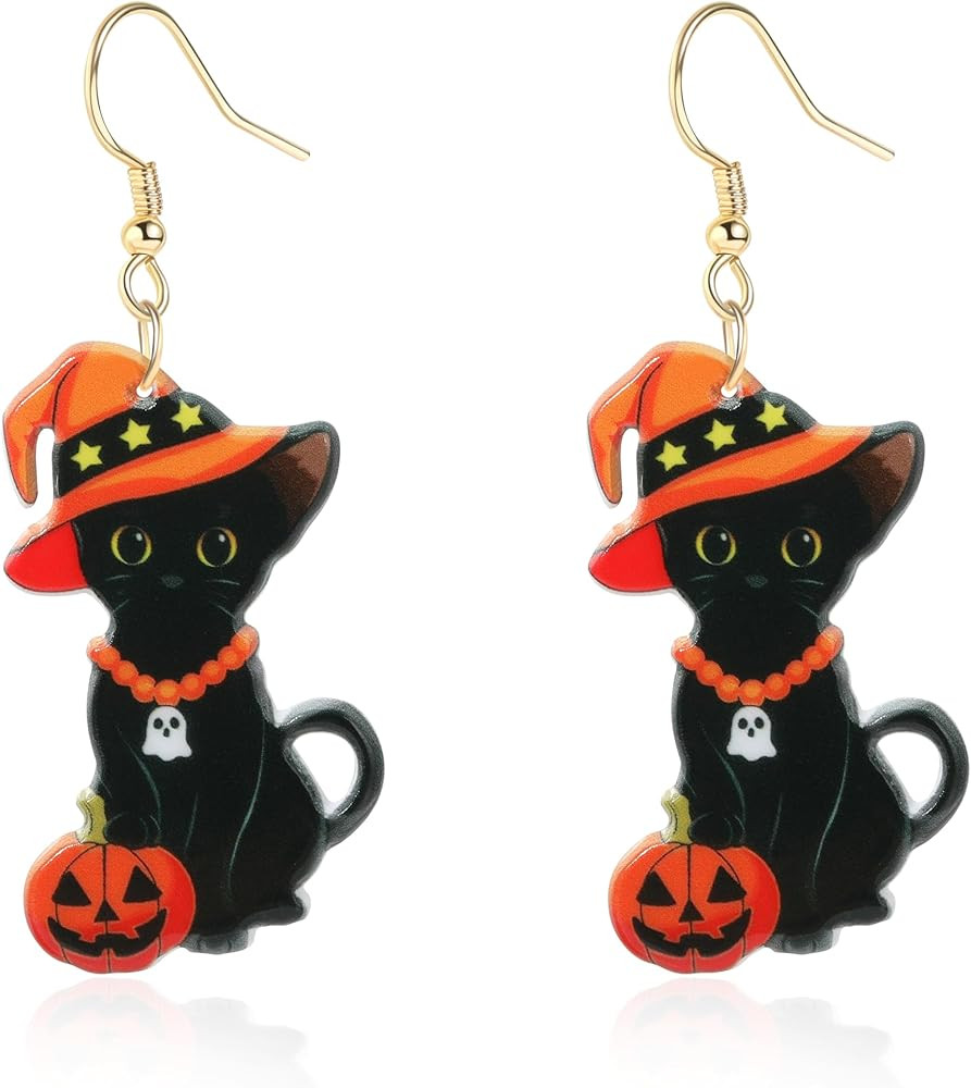 Halloween, Christmas, 4th of July Patriotic Earrings, Holiday Earrings Independence Day Stud Dang... | Amazon (US)