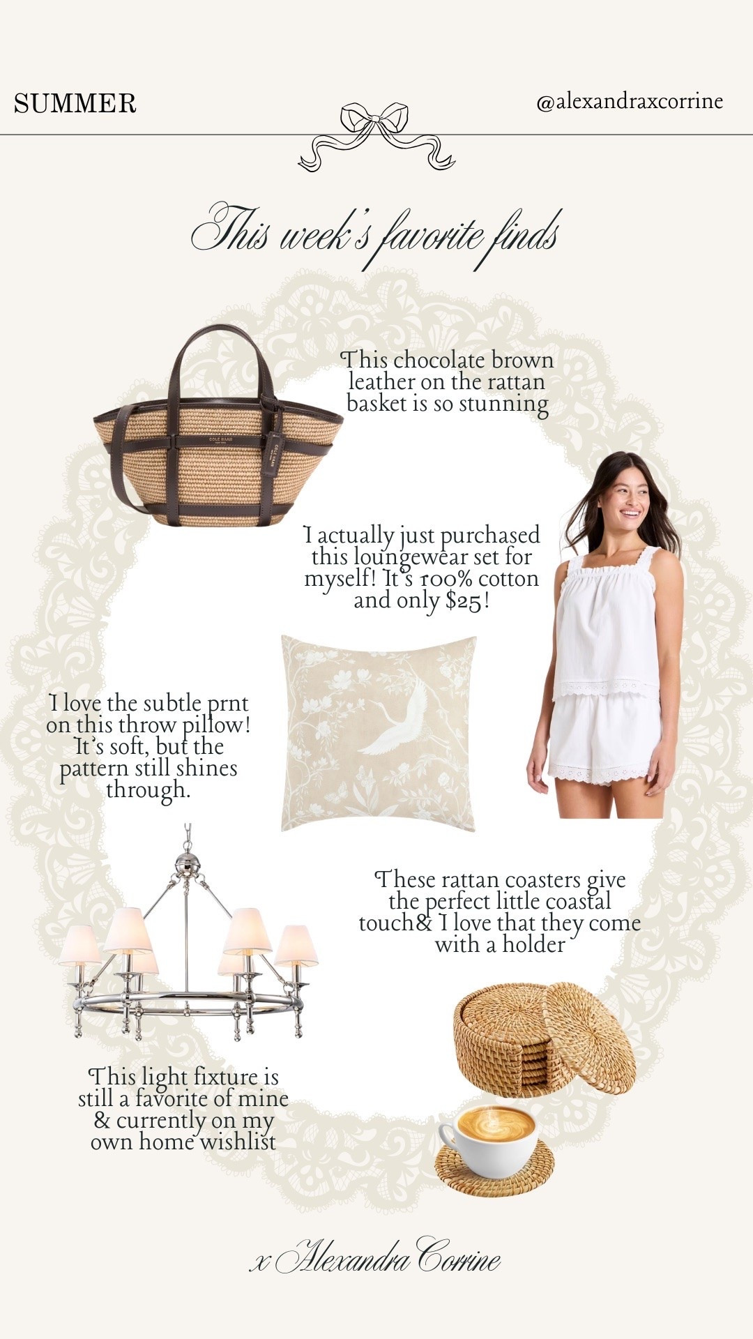 This week’s favorite finds 🤍 My favorite finds from this past week: the Nancy Meyers summer aesthetic edit 🧺☁️

Nancy Meyers home aesthetic, blue summer, summer finds, chic coastal granddaughter, outdoor home decor, linen loungewear

#LTKSeasonal #LTKHome