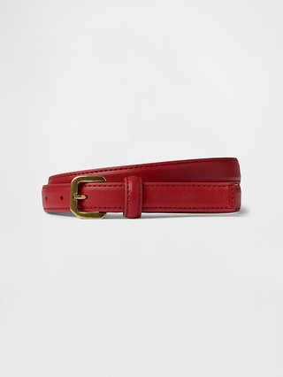 Slim Vegan Leather Belt | Gap (CA)