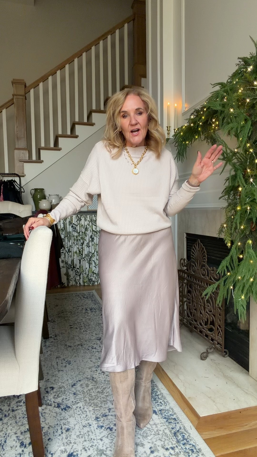 Super affordable winter white elevated styles! 
Wearing a medium. Top is getting limited. Try the vneck sweater! 
Boots are gorgeous. Subtle plaid print. So unique 


#LTKOver40 #LTKFindsUnder50 #LTKPetite