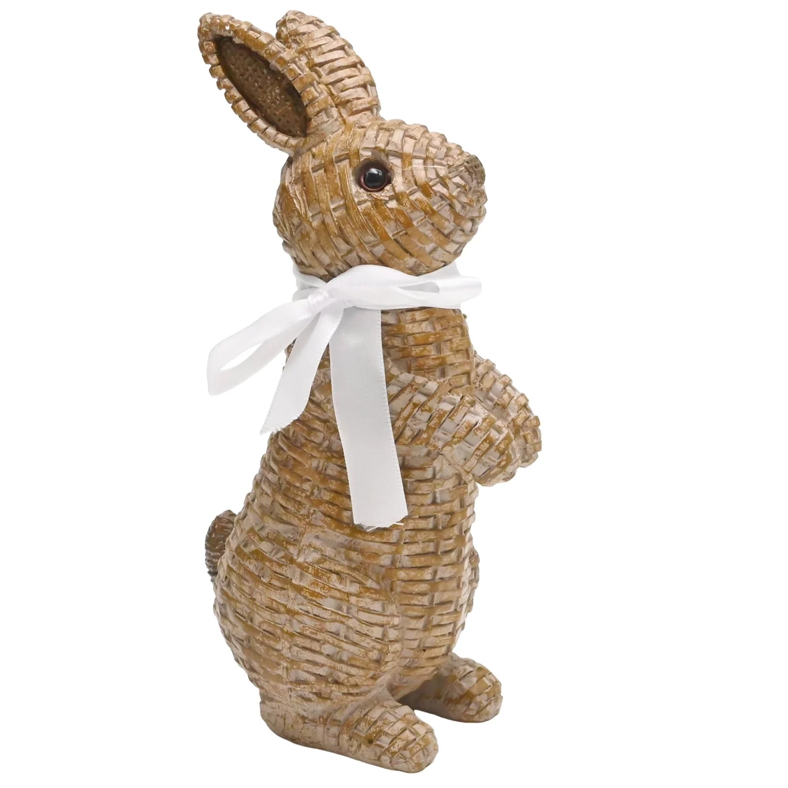 Easter Bunny Ornaments, Woven Willow Rabbit Figurines Crafted with Resin, for Living Room Patio D... | Walmart (US)