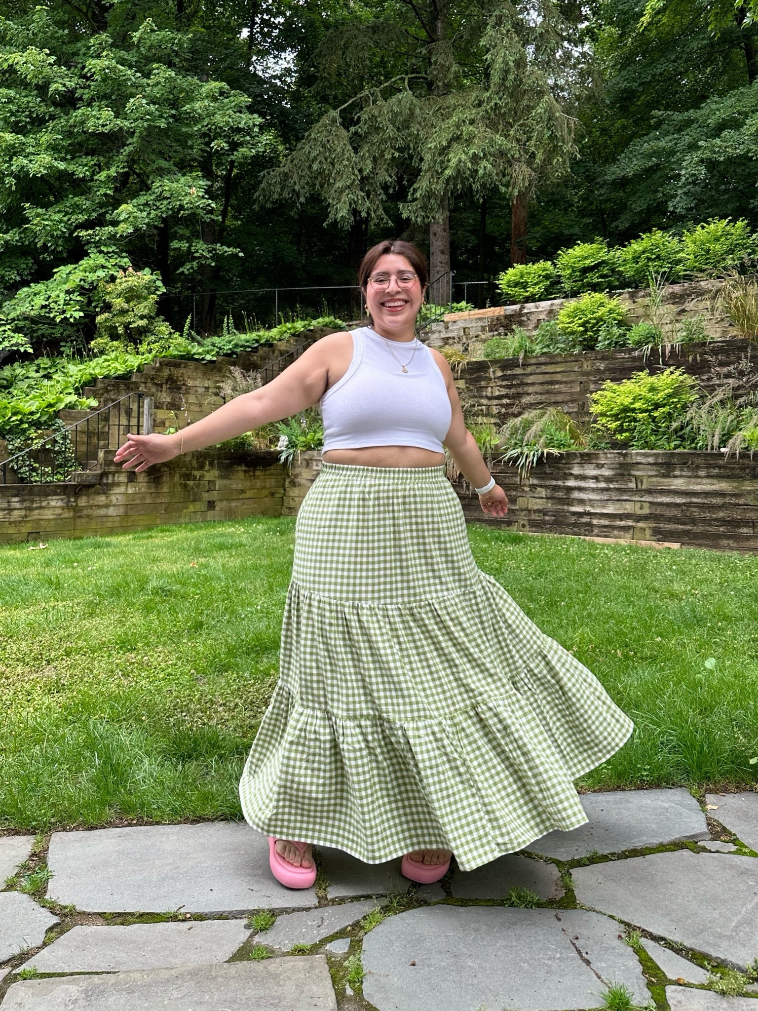 Midsize spring outfit from Amazon 🤍

Midsize style, spring style, maxi skirt, flowy skirt, Amazon fashion, Amazon finds, Easter outfit 

#LTKstyletip #LTKmidsize