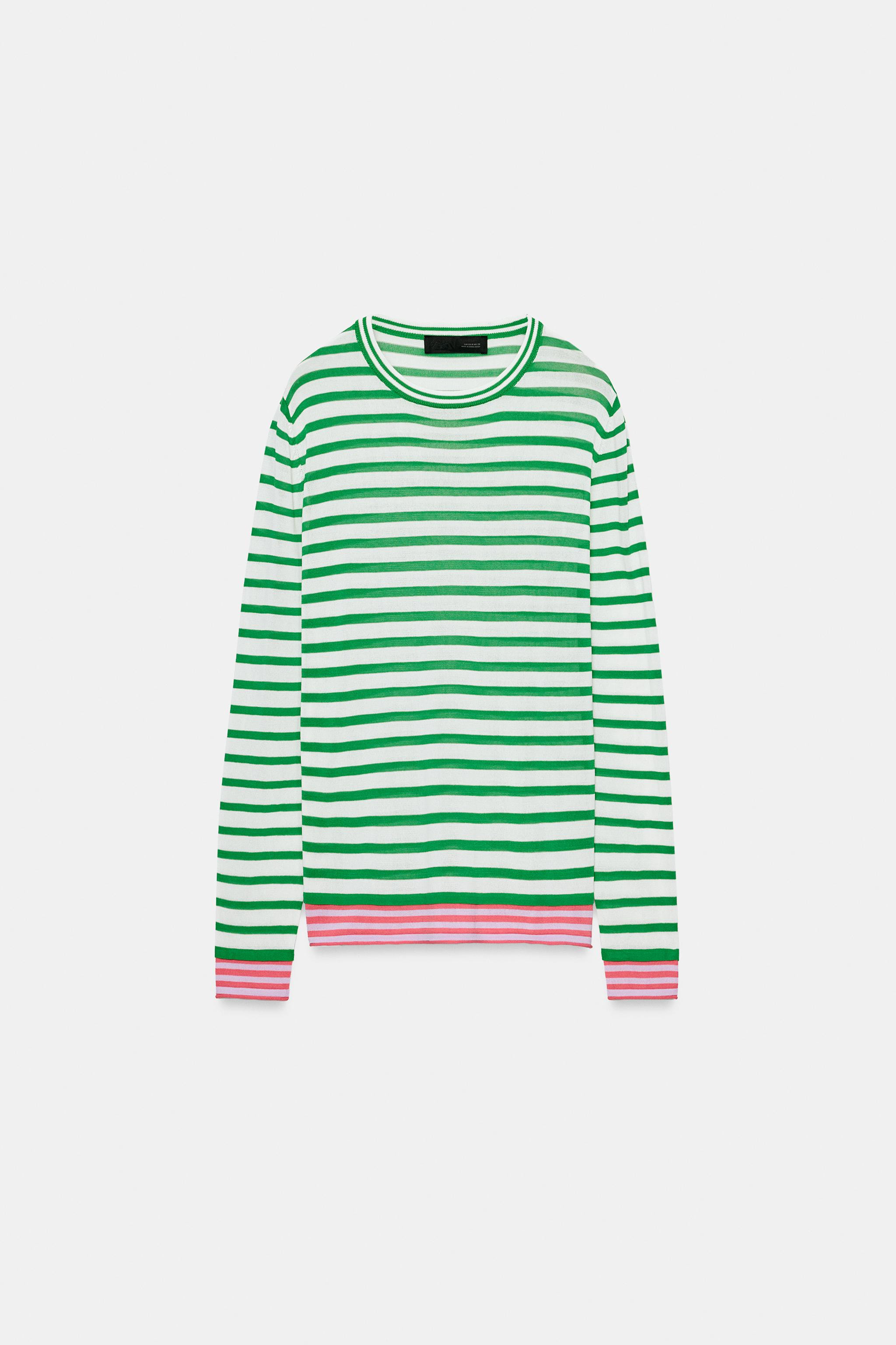 STRIPED KNIT JUMPER | Zara US
