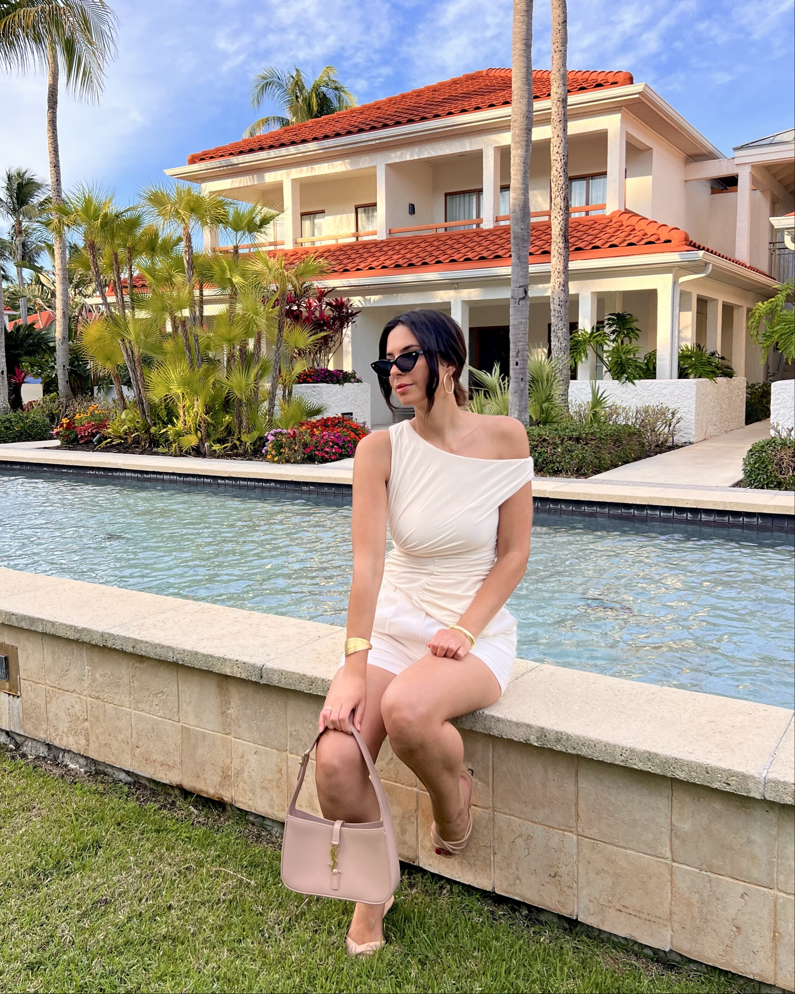 Date night outfit, vacation outfit, vacation style, ootd, what to wear, elevated outfits, vacation outfit ideas, neutral outfit, minimal style, all white outfit 

#LTKTravel