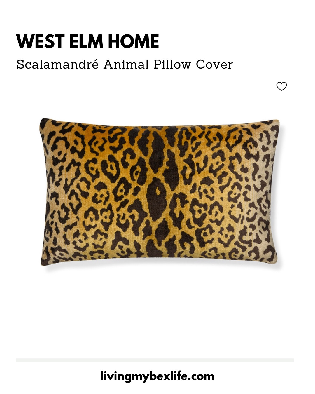 Scalamandré Animal Pillow Cover @ West Elm | tiger print, leopard print, tigre, leopardo, cheetah, decorative pillow, throw pillow 

 #LTKU #LTKHome #LTKMens
