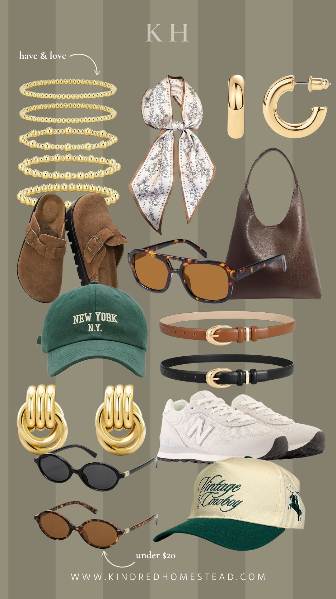 Soft, simple Amazon accessories that fit a lived-in wardrobe.