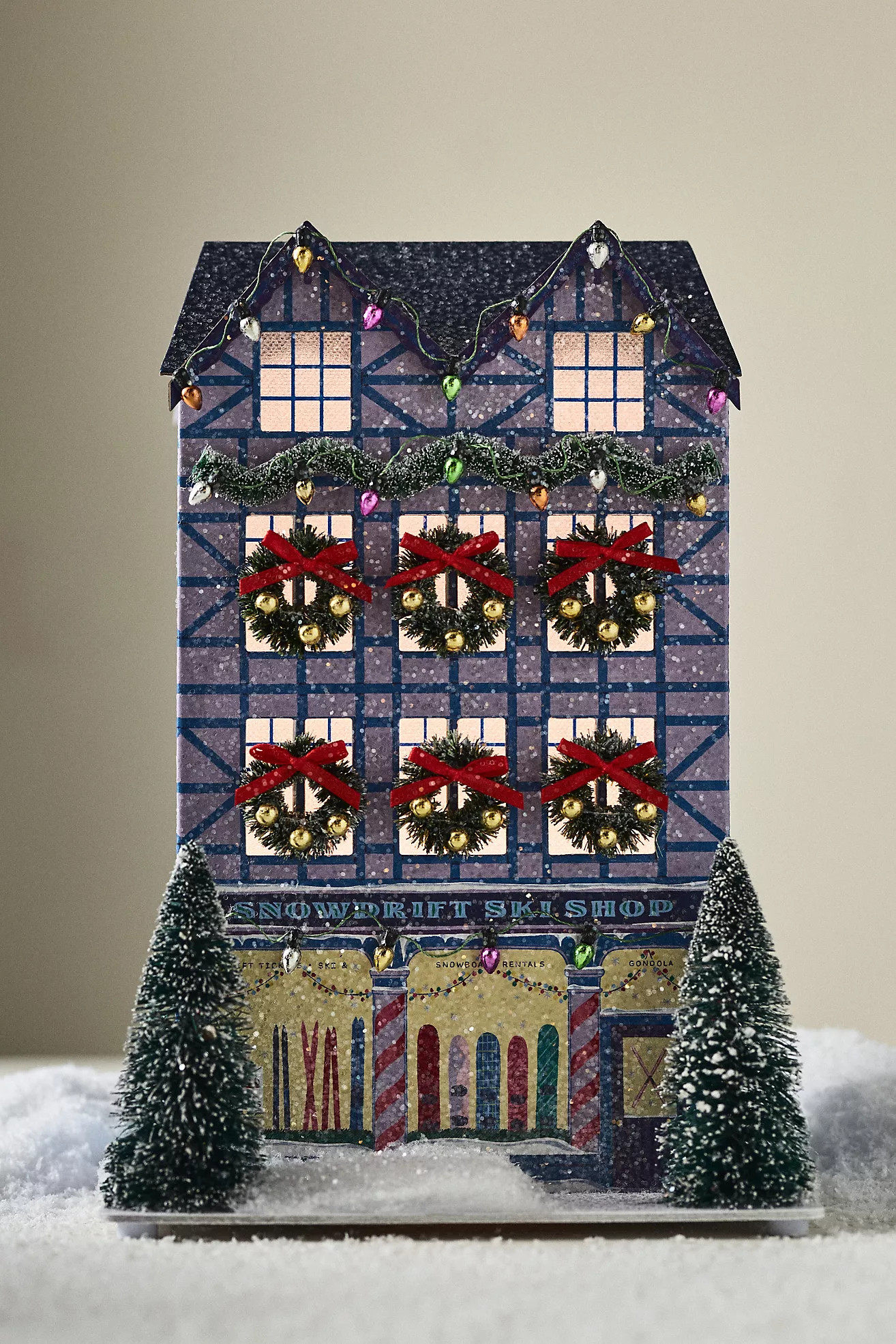 Emily Taylor Light-Up Holiday Village House | Anthropologie (US)