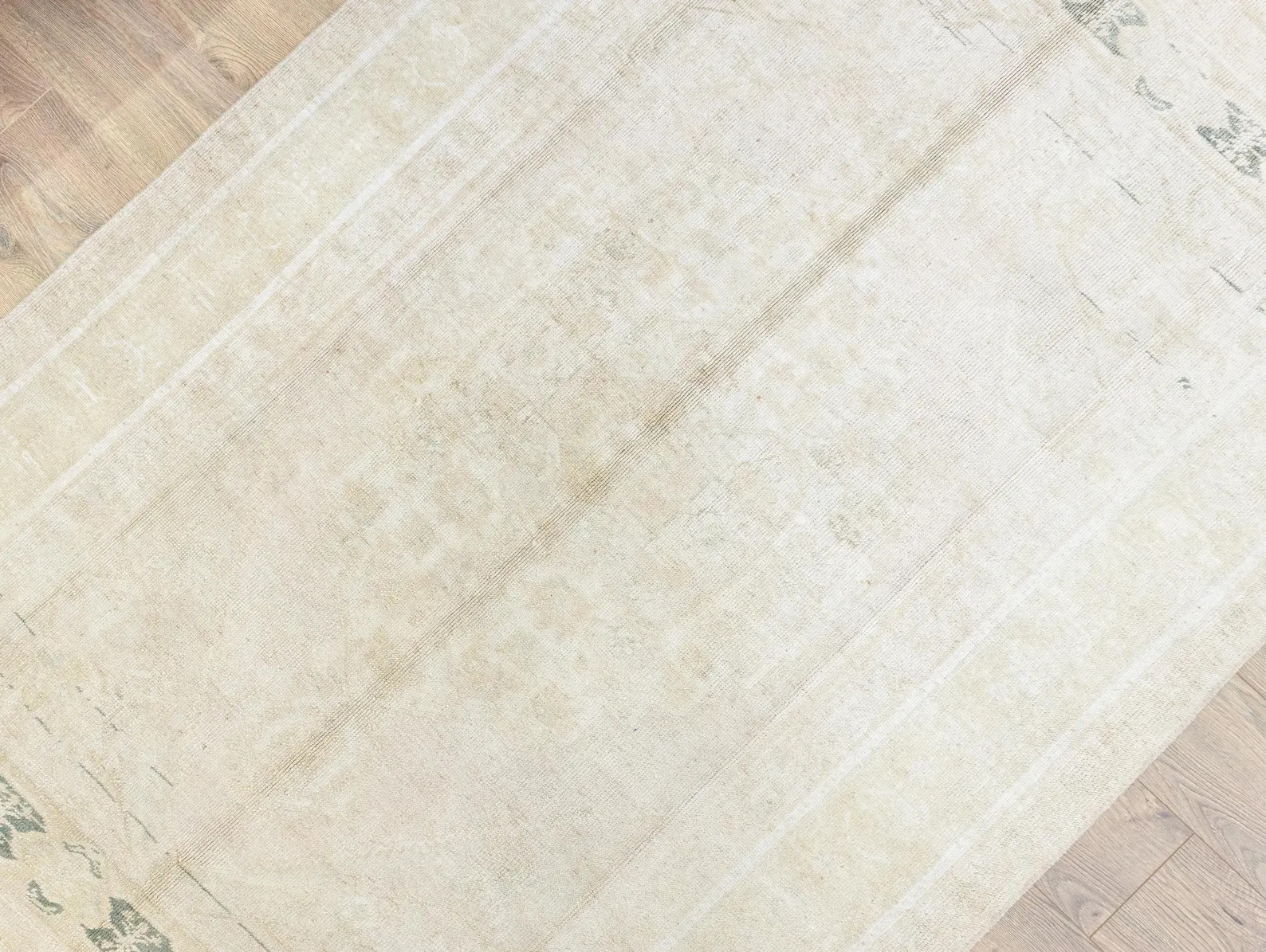 Turkish Oushak Carpet 5.4x8.7 ft – Antique Soft Ivory Organic Wool – Scandinavian Neutral Int... | Etsy (US)