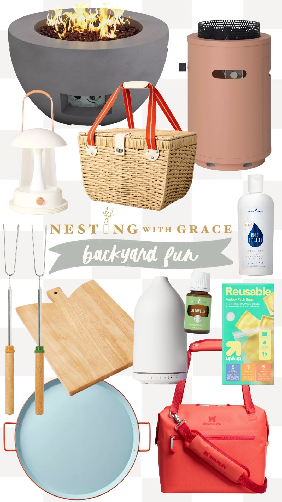 Backyard Fire pit and S’mores favorites