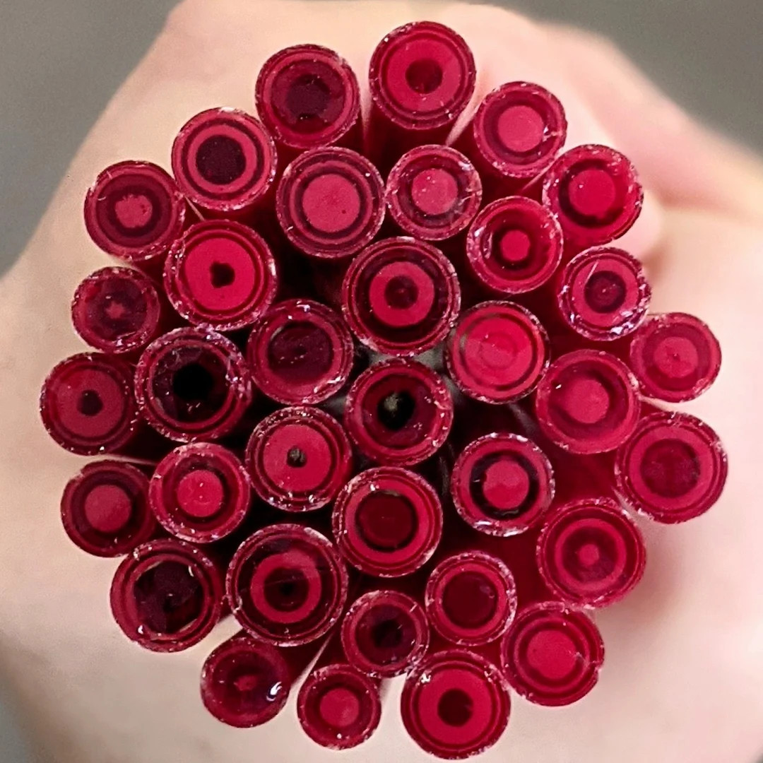 COE 90 Murrini | Lipstick 1oz | Millefiori, Murrine, Vitrigraph, Bullseye Murrini, Glass Cane, Gl... | Etsy (US)