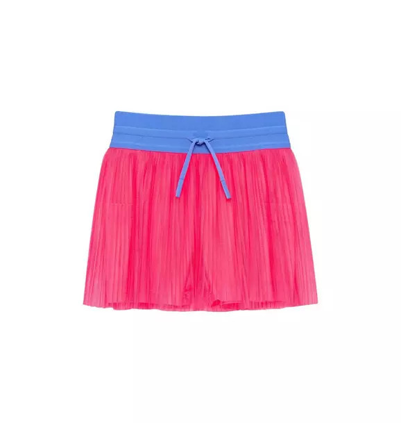 Girls Pleated Skort - Neon Pink | Janie and Jack