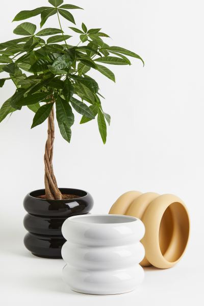 Stoneware Plant Pot | H&M (US + CA)