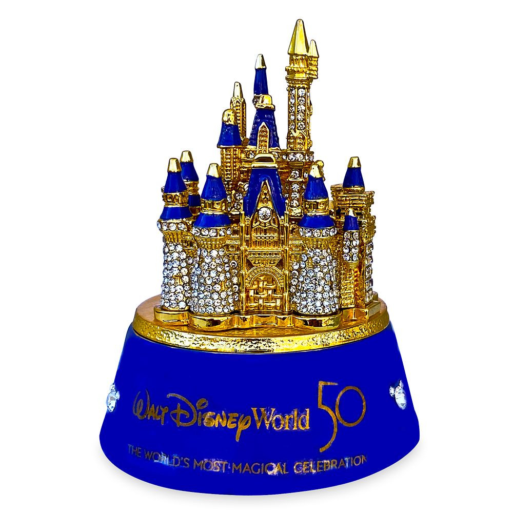 Cinderella Castle Trinket Box by Arribas – Walt Disney World 50th Anniversary | Disney Store