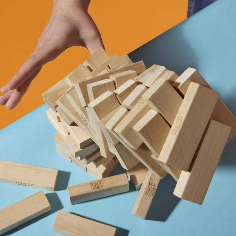 Official Hasbro Games Jenga Game with Digital Die, Wood Block Party Game, Family Games, Holiday G... | Walmart (US)